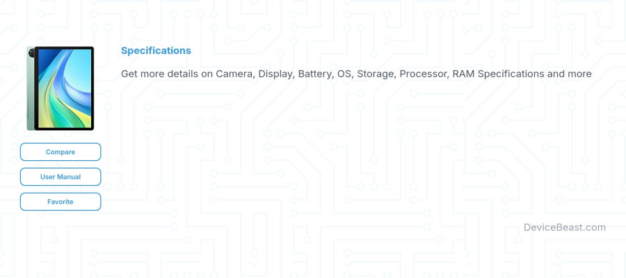  specifications overview cover