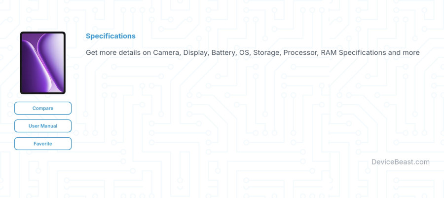  specifications overview cover